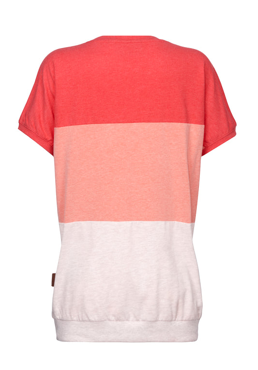 Décoration de mon dos - Mélange rouge cerise/mélange rouge corail/mélange grand-mère