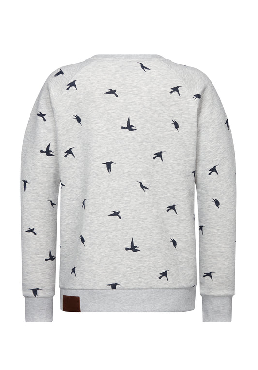 Nid de croquettes - Allover Birds/Gris