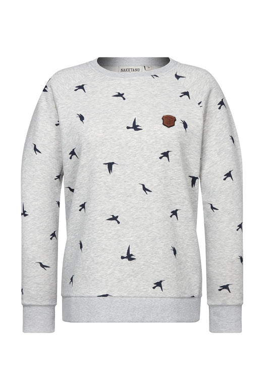 Krokettenhorst - Allover Birds/Grey