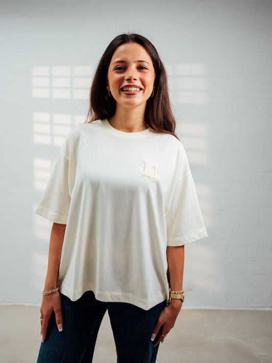Müde Marie (Oversize) - Beige Melange