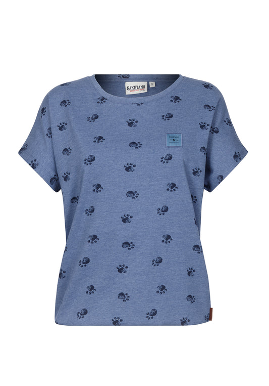 Schnella Baustella 20 - Blue Melange Dog Print