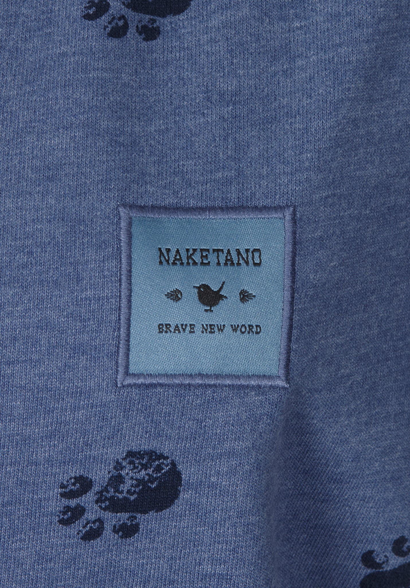 Schnella Baustella 20 - Blue Melange Dog Print