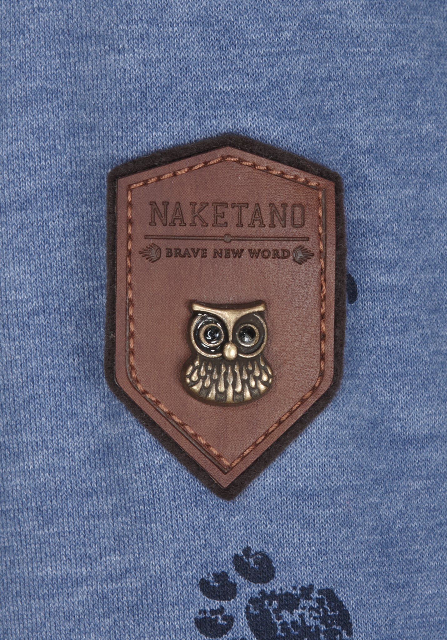 Brazzo 20 - Blue Melange Dog Print