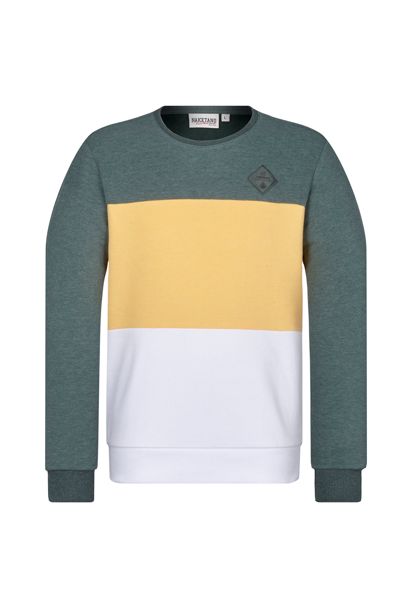 Ich trage Mantel 20 - Jungle Green Melange/Sun Yellow