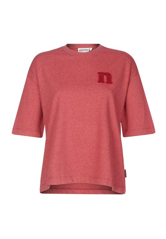 Tired Marie (Oversize) - Ruby Red Melange