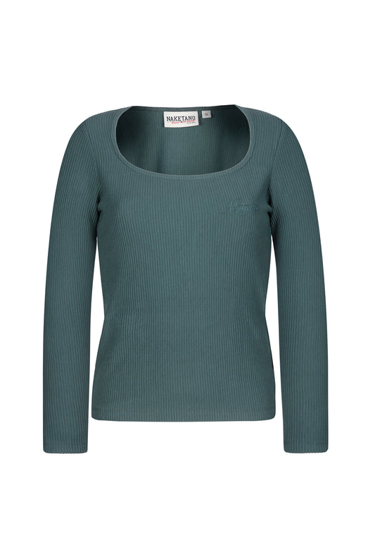 Clearly offside - Jungle Green Melange