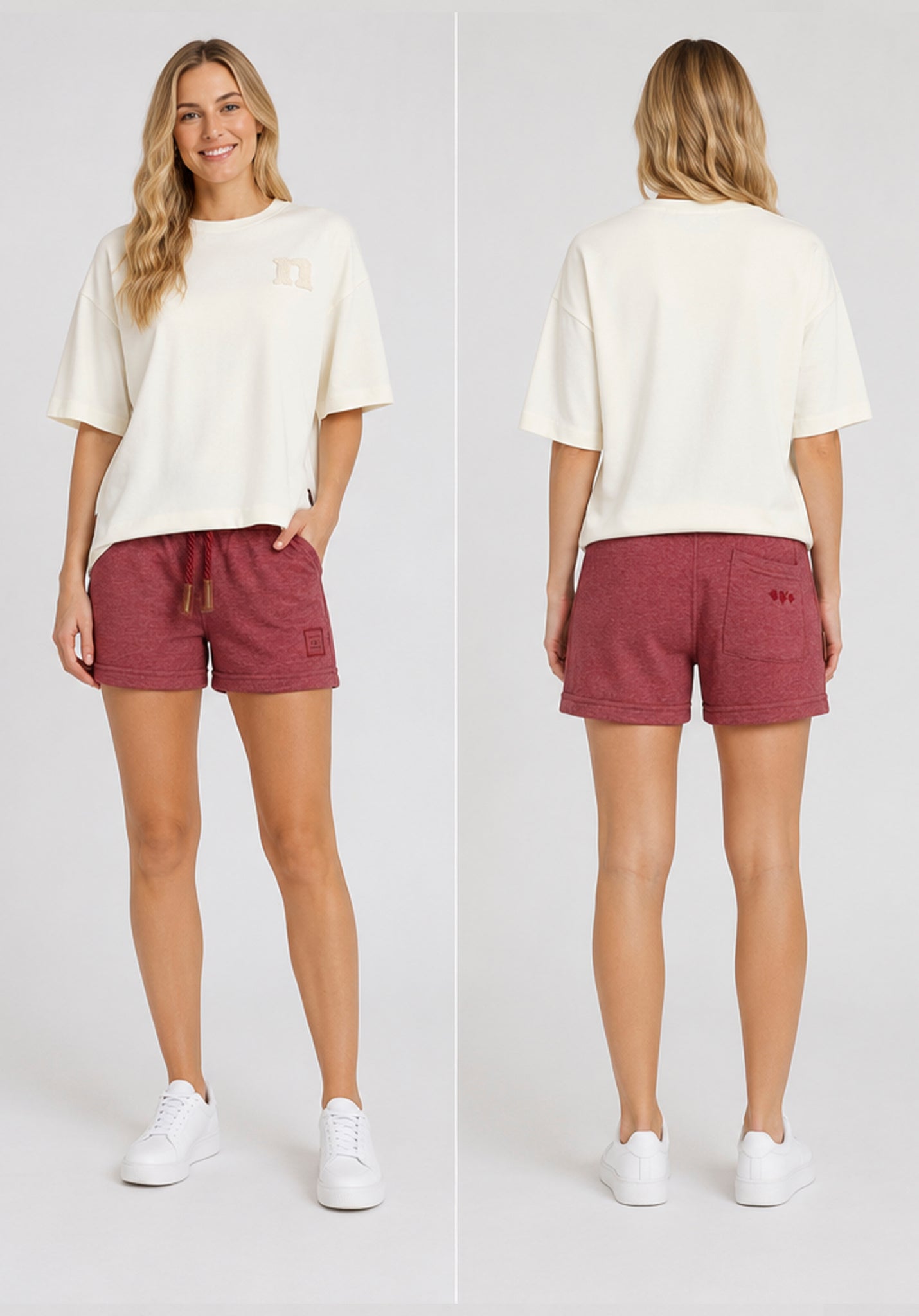 Auf Kombi 20 - Dark Red Melange